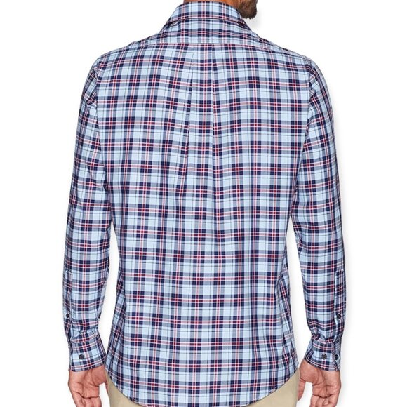 Buttoned Down Classic Men's Plaid Print Long Sleeve Button-Down Shirt - Picture 6 of 10